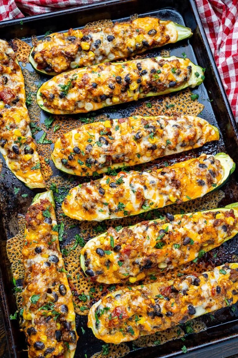 Mexican Stuffed Zucchini Boats
