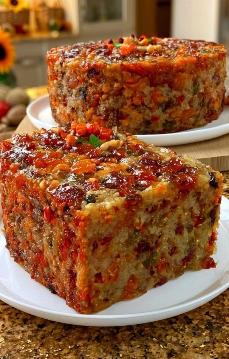 Rustic Dried Fruit & Nut Cake