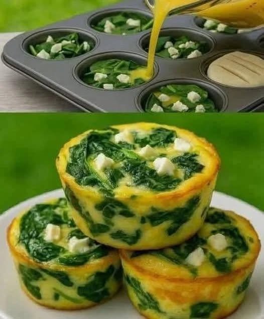 Spinach & Feta Egg Muffins