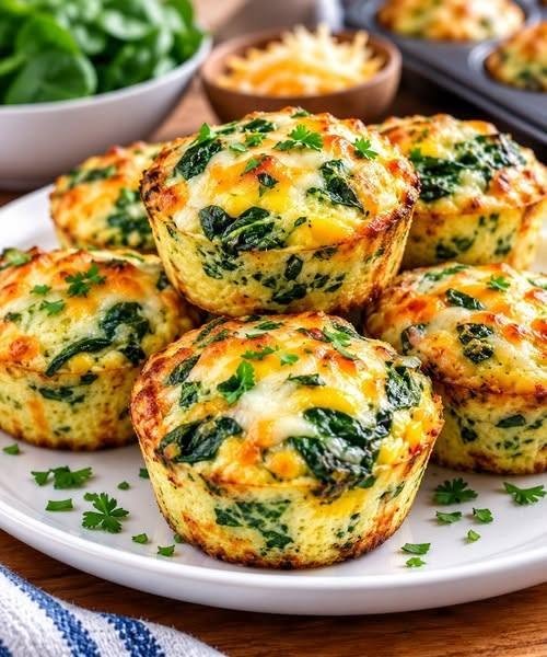 Spinach & Cheese Egg Muffins