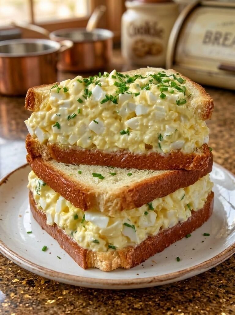 Creamy Egg Salad Sandwich
