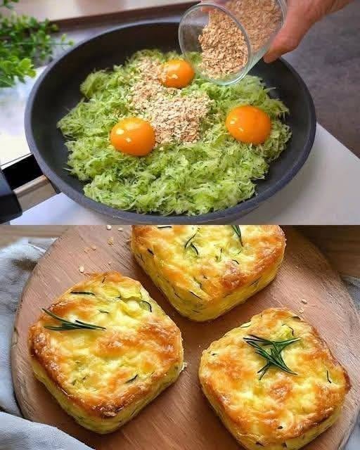 Zucchini and Oatmeal Bake