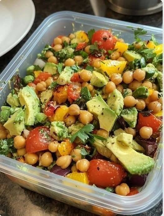 Chickpea Avocado Salad