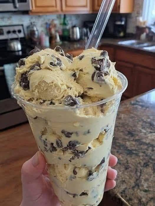 Cottage Cheese Chocolate Chip Cookie Dough Ice Cream