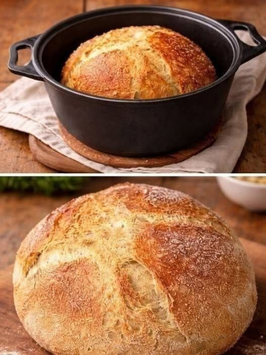 No-Knead Dutch Oven Bread