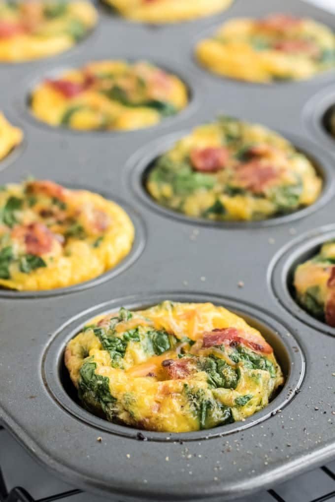 Spinach & Cheese Egg Muffins