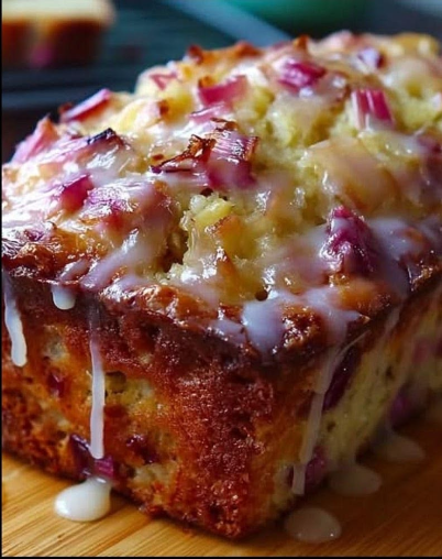Lemon Rhubarb Loaf