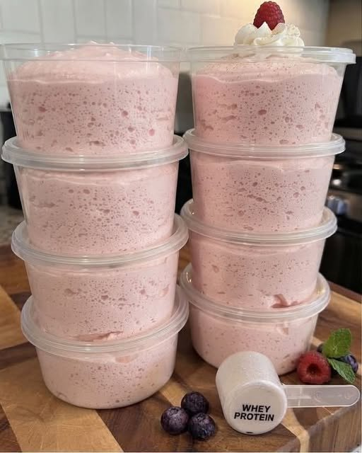 High-Protein Strawberry Mousse — 8 Cups
