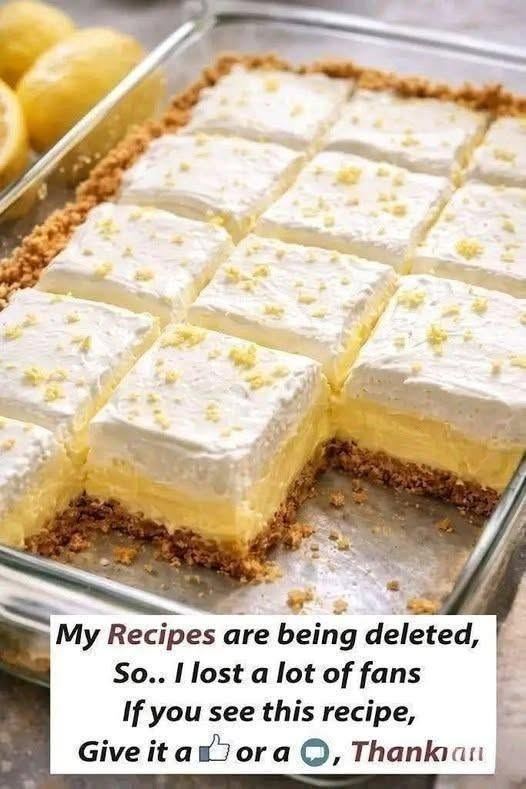 FULL LEMON LUSH DESSERT RECIPE