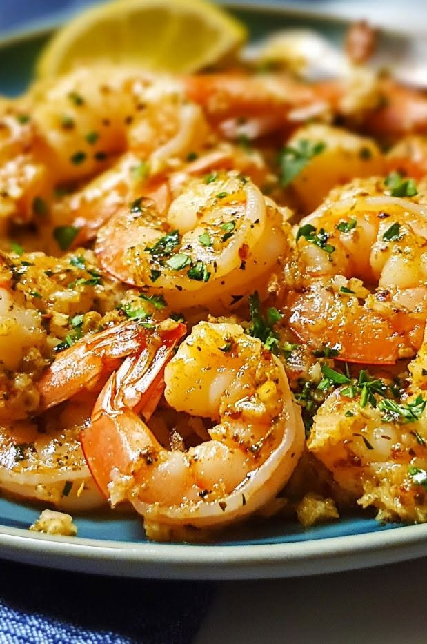 Simple Garlic Shrimp