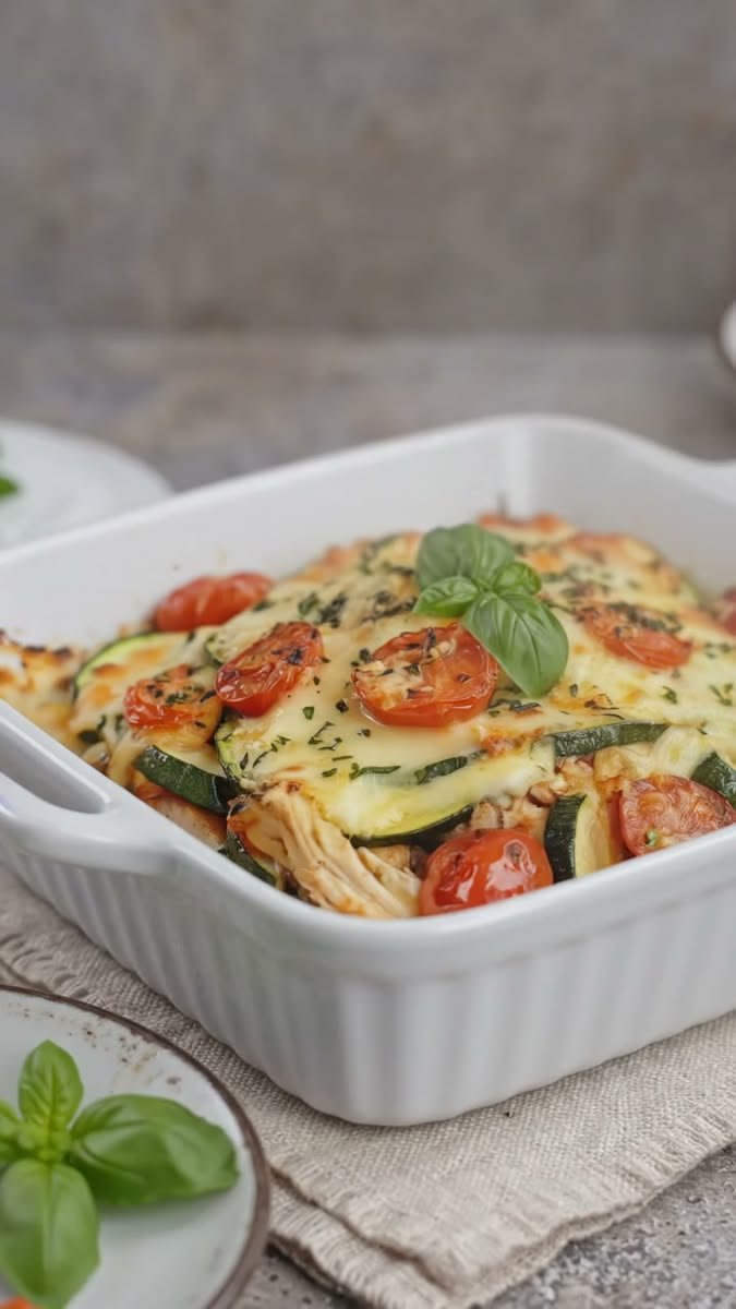 Chicken Zucchini Bake – High Protein, Low Carb