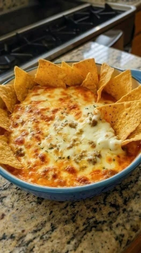 Cheesy Hot Taco Dip