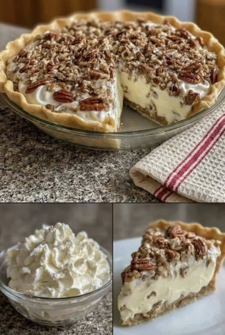 No-Bake Pecan Cream Pie — Full Recipe