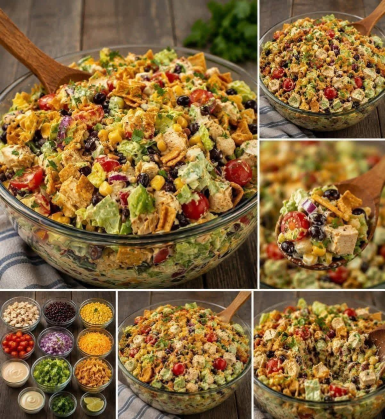 Creamy Tex-Mex Chicken Crunch Salad