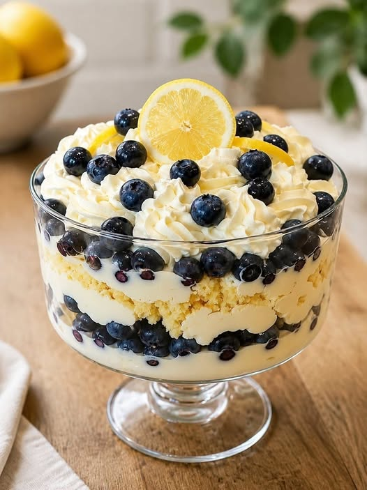 Lemon Blueberry Trifle