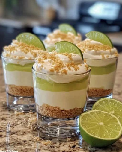 No-Bake Key Lime Pie Dessert Cups